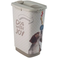 Fournitures Pour Chiens 10 4cats | Conteneur Alimentaire Joy Chien | 50 L