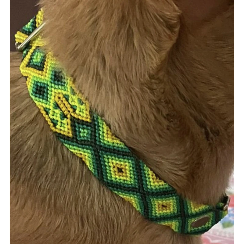 Ahorasi | Chien | Collier Vegan Tissé Mexicain 4 Ahorasi | Chien | Collier Vegan Tissé Mexicain – Image 2