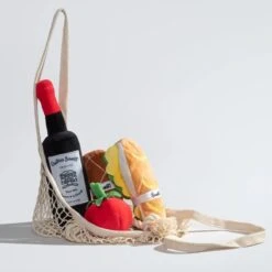 Bandit | Peluche Pour Chien Pique-nique | Jouet Saucisson Avec Corde