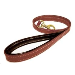 Bobby Classic | Laisse Pour Chien En Cuir Doublé | Marron