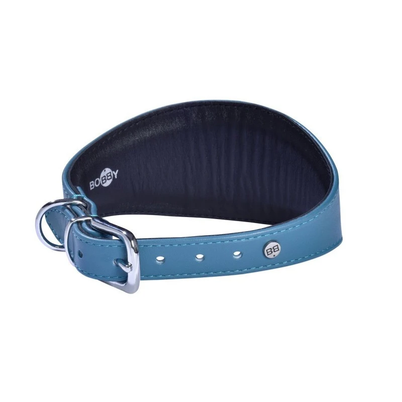 Bobby | Collier Lévrier NICKY En Cuir | Bleu 4 Bobby | Collier Lévrier NICKY En Cuir | Bleu – Image 2