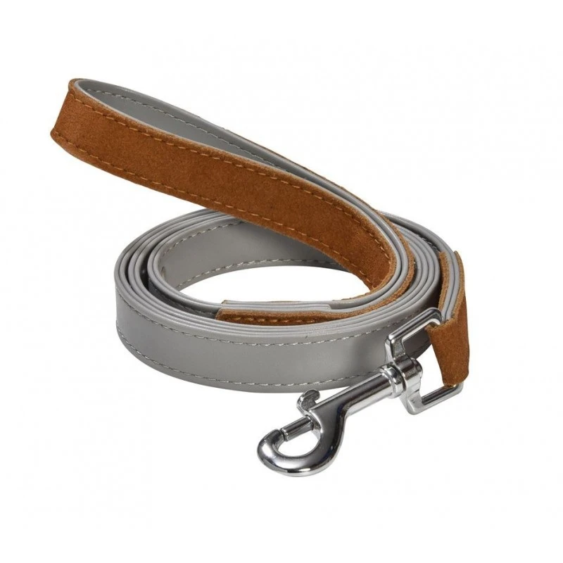 Bobby Hasard | Laisse Pour Chien Simili Cuir Chic | Gris 3 Bobby Hasard | Laisse Pour Chien Simili Cuir Chic | Gris