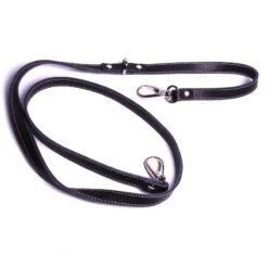 By Mode France | Chien & Chat | Laisse En Cuir Souple 2 Faces Fait Main