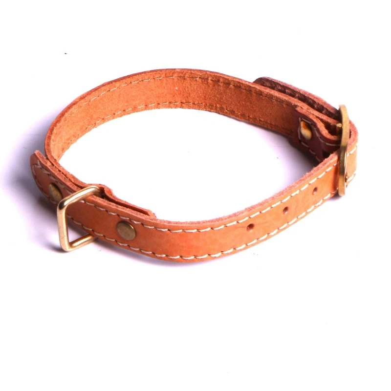 By Mode France | Collier Cuir Naturel Pour Chien Et Chat | Création Atelier Maroquinerie 4 By Mode France | Collier Cuir Naturel Pour Chien Et Chat | Création Atelier Maroquinerie – Image 2