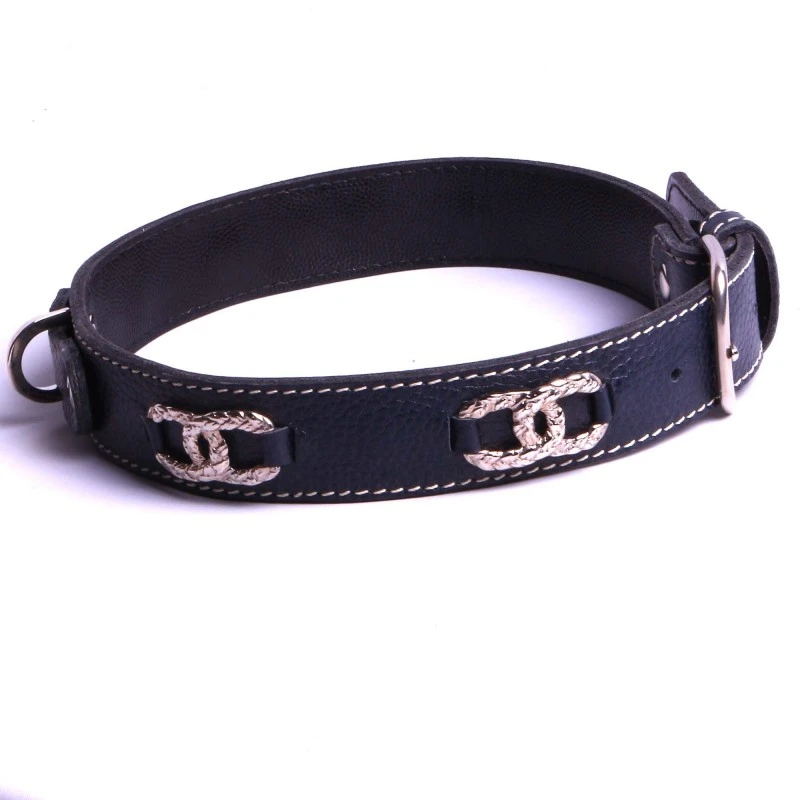 By Mode France | Collier En Cuir Pour Chien Fabrication Artisanale Française | Noir 5 By Mode France | Collier En Cuir Pour Chien Fabrication Artisanale Française | Noir – Image 3