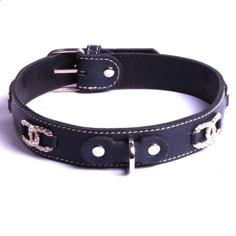 By Mode France | Collier En Cuir Pour Chien Fabrication Artisanale Française | Noir 3 By Mode France | Collier En Cuir Pour Chien Fabrication Artisanale Française | Noir