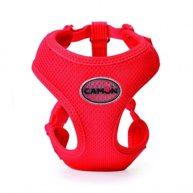 Camon | Harnais Réglable Pour Chien En Tissus Mesh Rouge 3 Camon | Harnais Réglable Pour Chien En Tissus Mesh Rouge