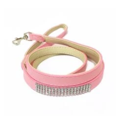 Camon | Laisse En Cuir Avec Strass | 120 Cm 7 Camon | Laisse En Cuir Avec Strass | 120 Cm -Fournitures Pour Chiens camon laisse en cuir avec strass 120 cm 2
