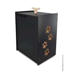 Fournitures Pour Chiens -Fournitures Pour Chiens crocketbox chien chat meuble mini 4 pattes noir 10kg 1