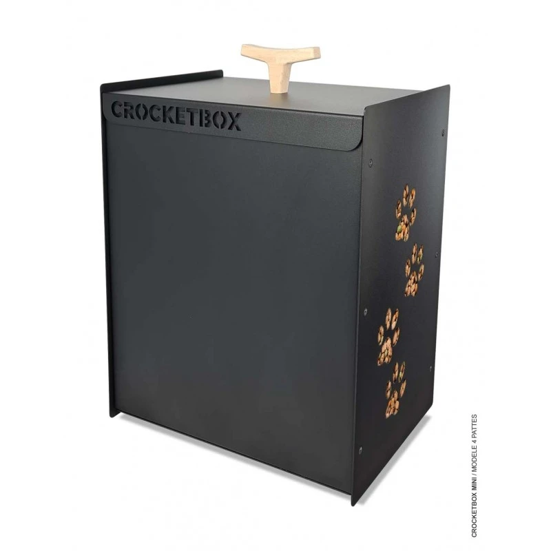 CROCKETBOX | Chien & Chat | Meuble Mini 4 Pattes Noir 10kg 6 CROCKETBOX | Chien & Chat | Meuble Mini 4 Pattes Noir 10kg – Image 5