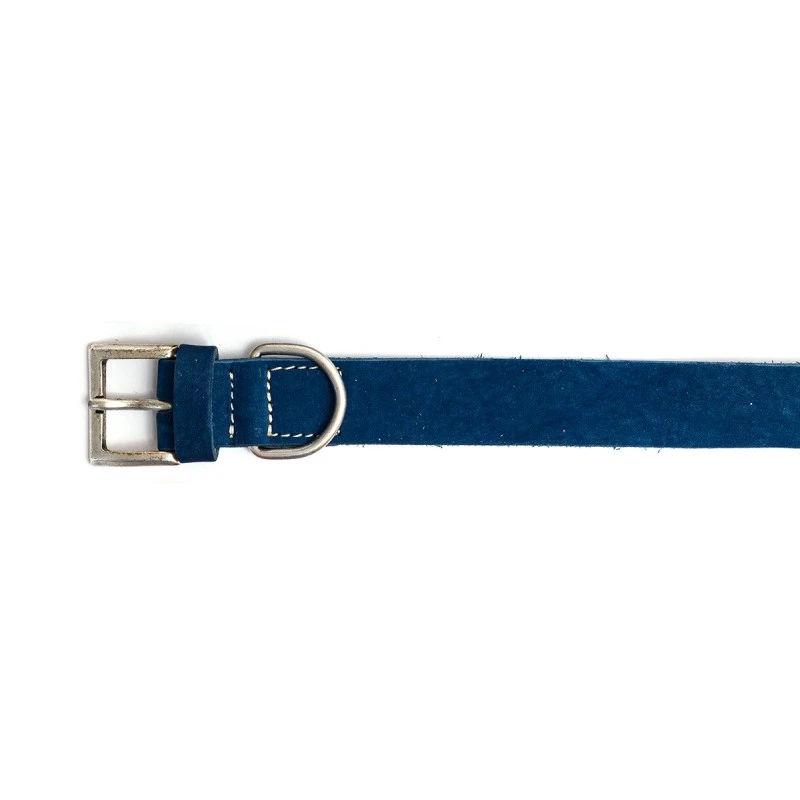 Da Vinci | Collier Pour Chien En Cuir Gras | Bleu 3 Da Vinci | Collier Pour Chien En Cuir Gras | Bleu