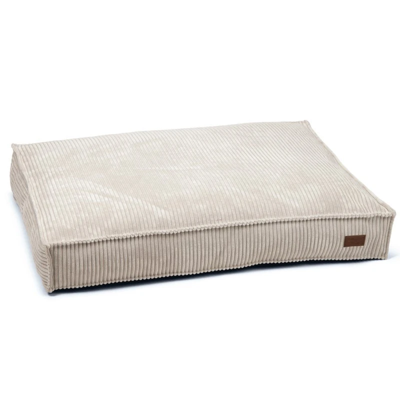 Designed By Lotte | Matelas Chien Ou Chiot En VELOURS Côtelé | Beige 3 Designed By Lotte | Matelas Chien Ou Chiot En VELOURS Côtelé | Beige