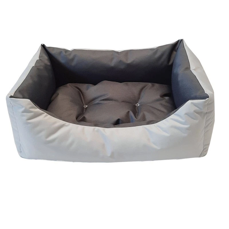 Distridog | Chien Et Chat | Panier Imperméable Rectangulaire Anthracite/gris Clair 3 Distridog | Chien Et Chat | Panier Imperméable Rectangulaire Anthracite/gris Clair