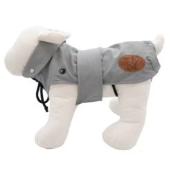 Dog Line | Chien | Manteau Imperméable London Gris Avec Doublure
