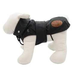 Dog Line | Chien | Manteau Imperméable London Noir Avec Doublure