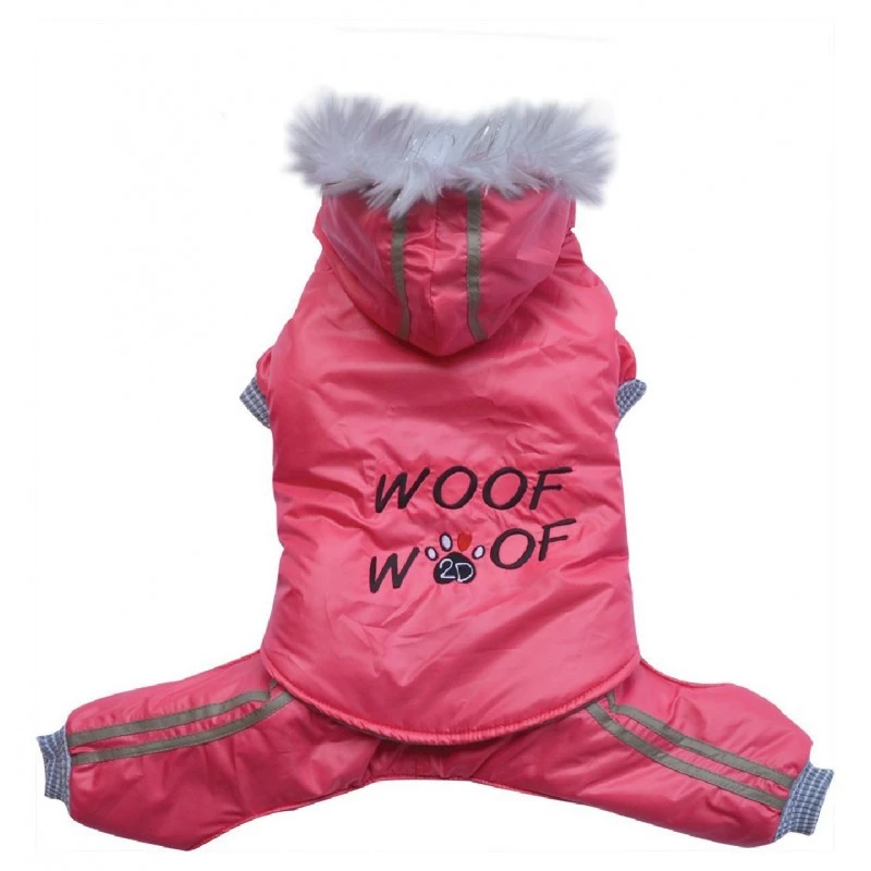 Doggy Dolly | Combinaison Imperméable, Capuche, Blouson Et Pantalon Séparables | Rose 3 Doggy Dolly | Combinaison Imperméable, Capuche, Blouson Et Pantalon Séparables | Rose