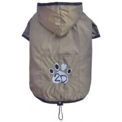 Doggy Dolly | Imperméable Pour Chien Souple Avec Capuche | Beige