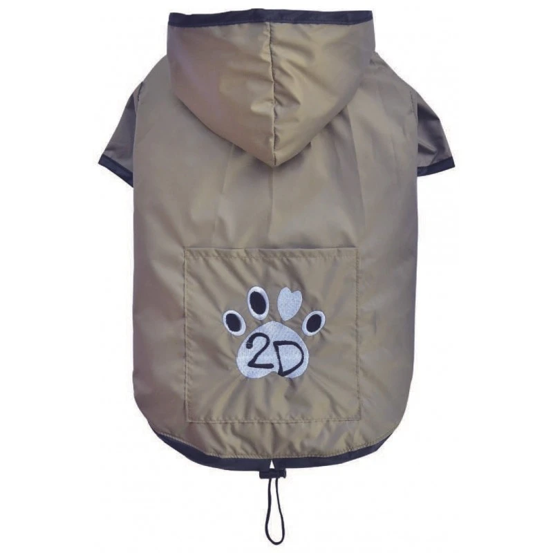 Doggy Dolly | Imperméable Pour Chien Souple Avec Capuche | Beige 3 Doggy Dolly | Imperméable Pour Chien Souple Avec Capuche | Beige