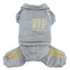 Doggy Dolly VIP | Jogging Pour Chien à Pattes En Velours | Gris 1 Doggy Dolly VIP | Jogging Pour Chien à Pattes En Velours | Gris -Fournitures Pour Chiens doggy dolly vip jogging pour chien a pattes en velours gris
