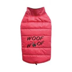 Doggy Dolly Woof | Doudoune Matelassée Bouledogue Et Carlin | Rose