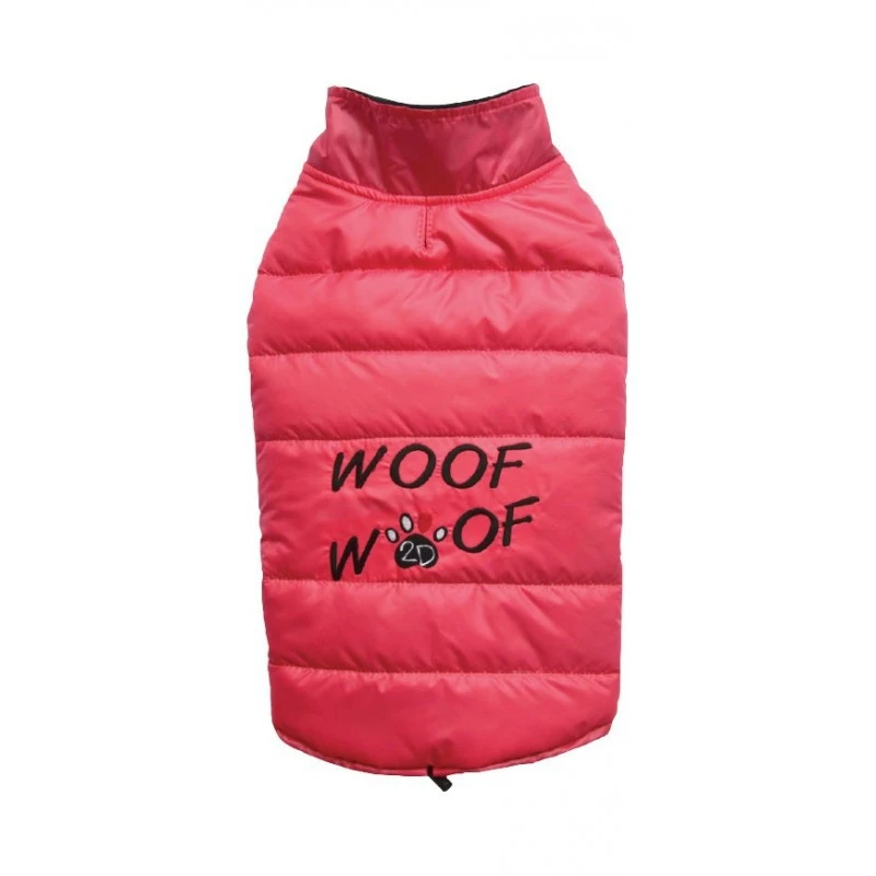 Doggy Dolly Woof | Doudoune Matelassée Bouledogue Et Carlin | Rose 3 Doggy Dolly Woof | Doudoune Matelassée Bouledogue Et Carlin | Rose