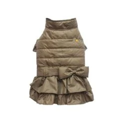 Doggy Dolly Woof | Doudoune Robe Matelassée | Beige