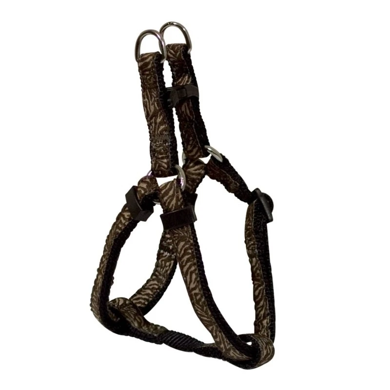 Doogy | Chien | Harnais Baudrier Zébra Noir Et Blanc Ou Marron 4 Doogy | Chien | Harnais Baudrier Zébra Noir Et Blanc Ou Marron – Image 2