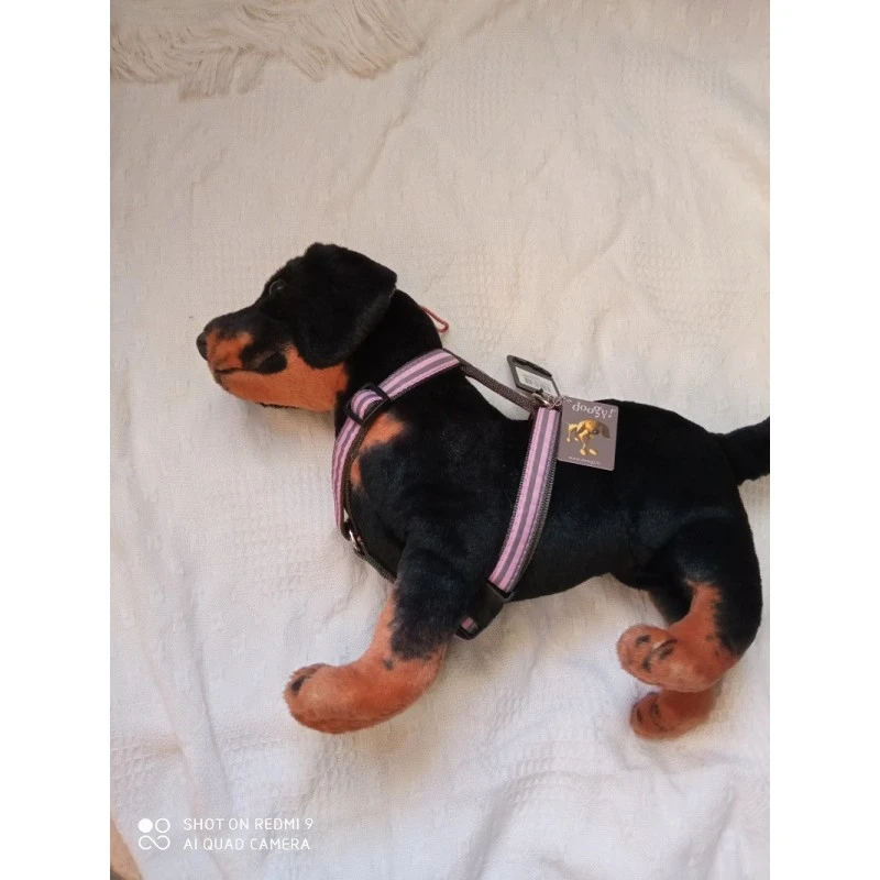 Doogy | Chien | Harnais Nylon Marin Rose 5 Doogy | Chien | Harnais Nylon Marin Rose – Image 3
