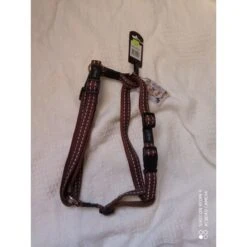 Doogy | Chien | Harnais Nylon Pointillés Marron