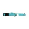Doogy Mac Leather | Collier Réglable Pour Chien En Simili-cuir | Turquoise -Fournitures Pour Chiens doogy mac leather collier reglable pour chien en simili cuir turquoise