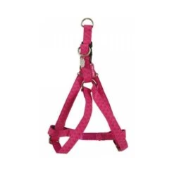 Doogy Mac Leather | Harnais Baudrier Réglable Pour Grand Chien | Fushia -Fournitures Pour Chiens doogy mac leather harnais baudrier reglable pour grand chien fushia 1