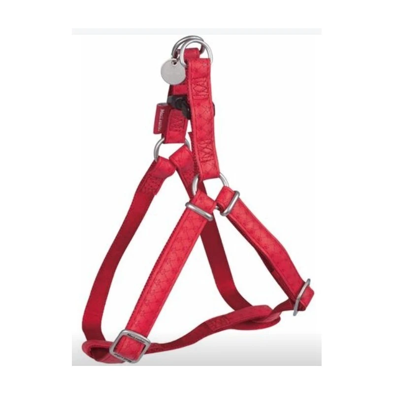 Doogy Mac Leather | Harnais Baudrier Réglable Pour Grand Chien | Rouge 3 Doogy Mac Leather | Harnais Baudrier Réglable Pour Grand Chien | Rouge