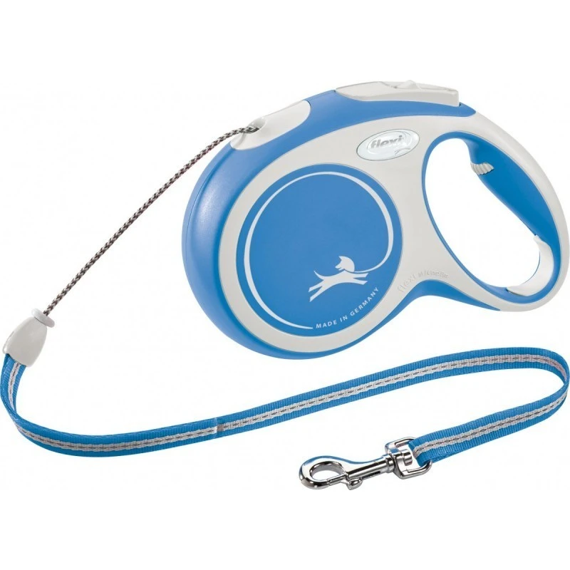 Flexi New Comfort | Laisse Enrouleur Pour Chien Avec Cordon | Bleu 3 Flexi New Comfort | Laisse Enrouleur Pour Chien Avec Cordon | Bleu