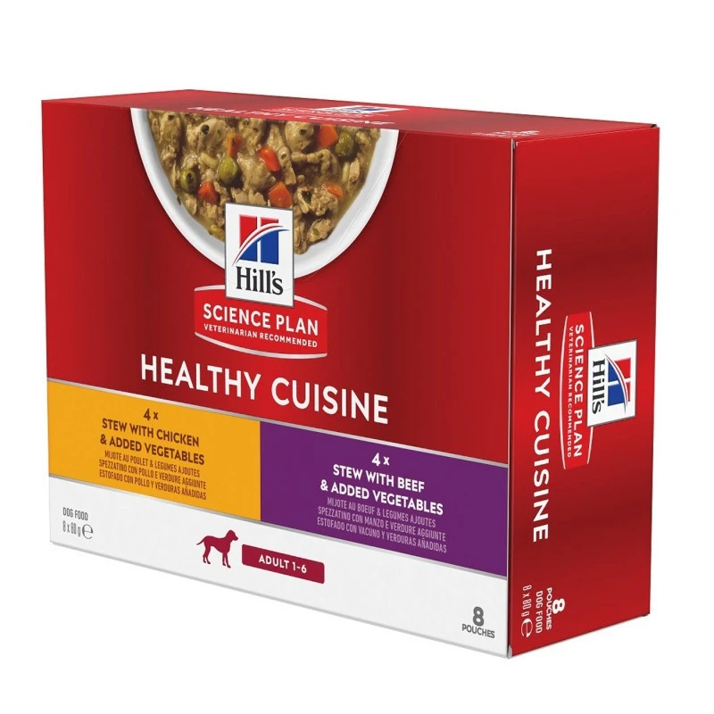 Hill's Science Plan Healthy Cuisine | Pochon Mijoté Poulet Et Bœuf 3 Hill's Science Plan Healthy Cuisine | Pochon Mijoté Poulet Et Bœuf