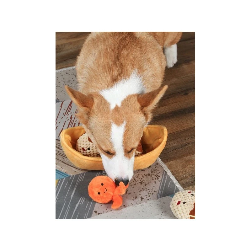Hugsmart | Chien | Jouet Interactif - Takoyaki 5 Hugsmart | Chien | Jouet Interactif - Takoyaki – Image 3
