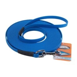 Jokidog | Chien | Longe Biothane Beta 13 Mm Avec Poignée - Bleu Clair -Fournitures Pour Chiens jokidog chien longe biothane beta 13 mm avec poignee bleu clair 1