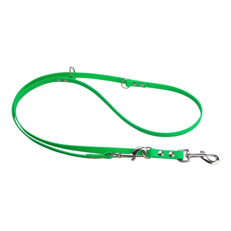 Jokidog | Laisse Chien 3 Points Biothane® 16 Mm - Vert - Jokidog 3 Jokidog | Laisse Chien 3 Points Biothane® 16 Mm - Vert - Jokidog