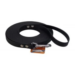 Jokidog | Longe Biothane Beta 19 Mm Avec Poignée | Noir | Pour Chien