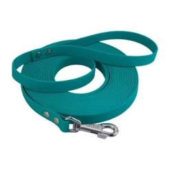 Jokidog | Longe Biothane Beta 19 Mm Avec Poignée | Turquoise | Pour Chien