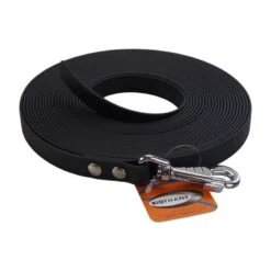 Jokidog | Longe Biothane Beta 19 Mm Sans Poignée | Noir | Pour Chien