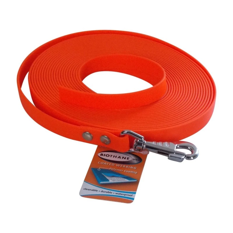 Jokidog | Longe Biothane Beta 19 Mm Sans Poignée | Orange | Pour Chien 3 Jokidog | Longe Biothane Beta 19 Mm Sans Poignée | Orange | Pour Chien