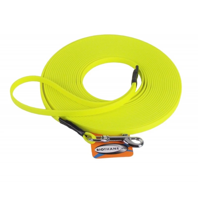 Jokidog | Longe Biothane Beta 9 Mm | Avec Poignée | Jaune | Pour Chien 3 Jokidog | Longe Biothane Beta 9 Mm | Avec Poignée | Jaune | Pour Chien