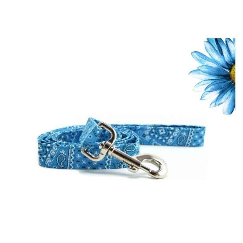 K9 Bytes | Ensemble Collier Et Laisse Pour Chien | Bandana Turquoise 4 K9 Bytes | Ensemble Collier Et Laisse Pour Chien | Bandana Turquoise – Image 2