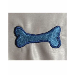 KFarah | Bandana-Foulard Pour Chien Avec Motif Os Bleu | Gris -Fournitures Pour Chiens kfarah bandana foulard pour chien avec motif os bleu gris 2