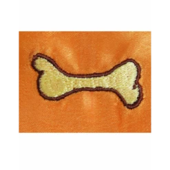 KFarah | Bandana-Foulard Pour Chien Motif Os | Orange -Fournitures Pour Chiens kfarah bandana foulard pour chien motif os orange 2