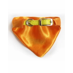 KFarah | Bandana-Foulard Pour Chien Motif Os | Orange -Fournitures Pour Chiens kfarah bandana foulard pour chien motif os orange 3