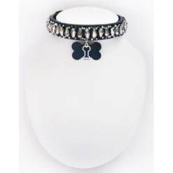 KFarah | Chien | Collier Chien Goutte Noir