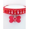 KFarah | Chien | Collier Chien Goutte Rouge -Fournitures Pour Chiens kfarah chien collier chien goutte rouge