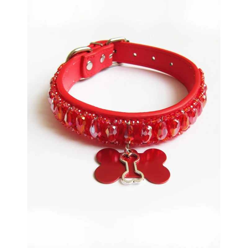 KFarah | Chien | Collier Chien Goutte Rouge 6 KFarah | Chien | Collier Chien Goutte Rouge – Image 4