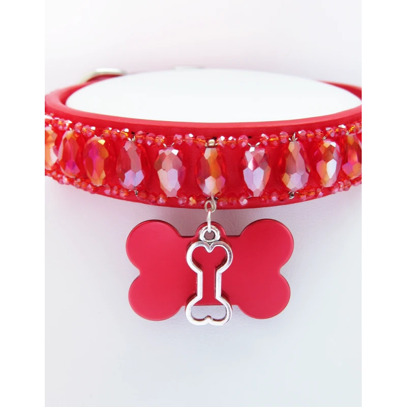 KFarah | Chien | Collier Chien Goutte Rouge 3 KFarah | Chien | Collier Chien Goutte Rouge